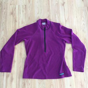 Melanzana Micro Grid Zip Top